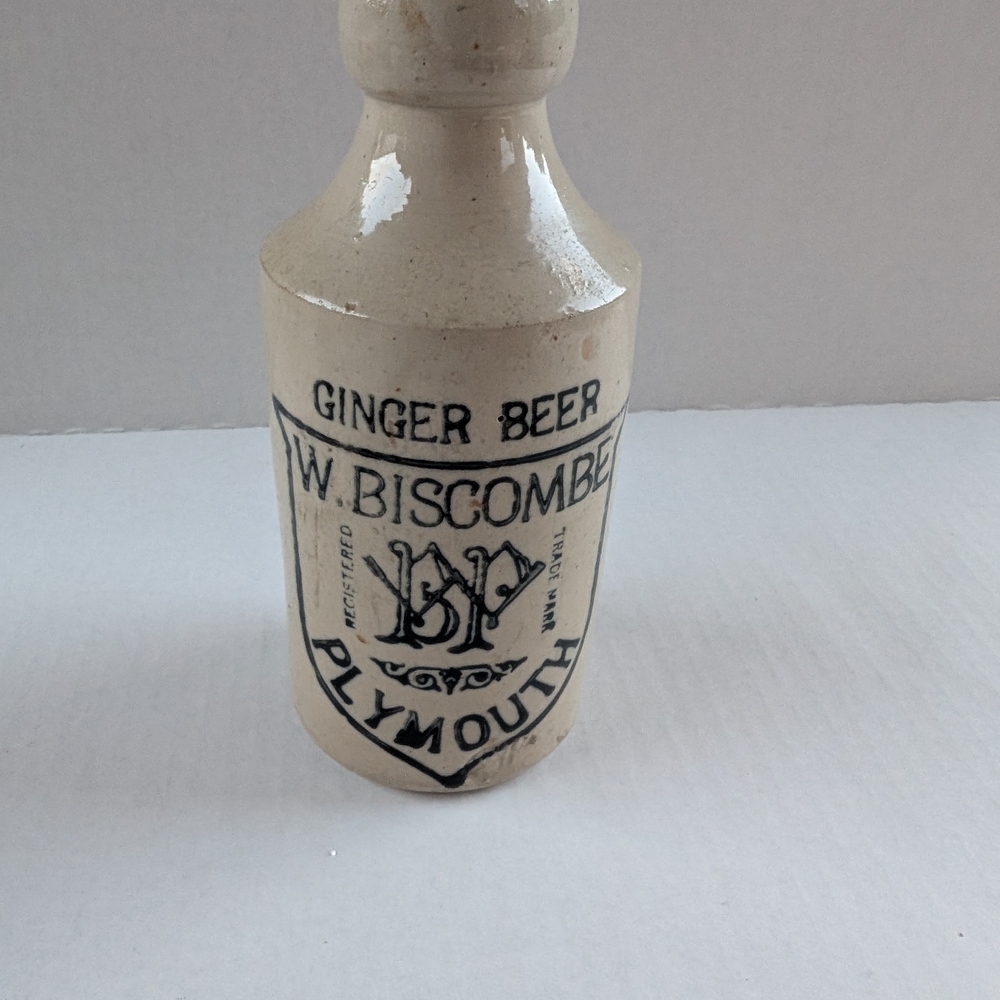 Vintage Ginger Beer Stoneware Bottle